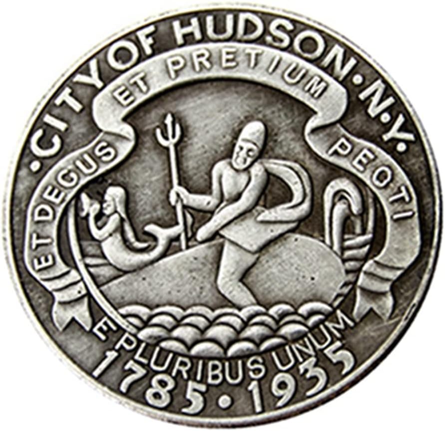Възпоменателна монета в Полдоллара САЩ 1935 Г. в Чуждестранна Репродукции Със Сребърно покритие Източник