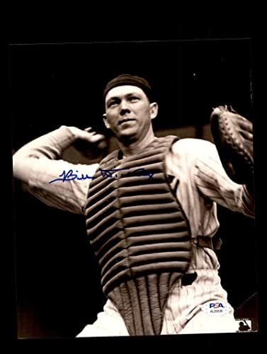 Bill Dickey PSA DNA Coa Подписа Снимка с Автограф 8x10 йорк Янкис - Снимки на MLB с автограф