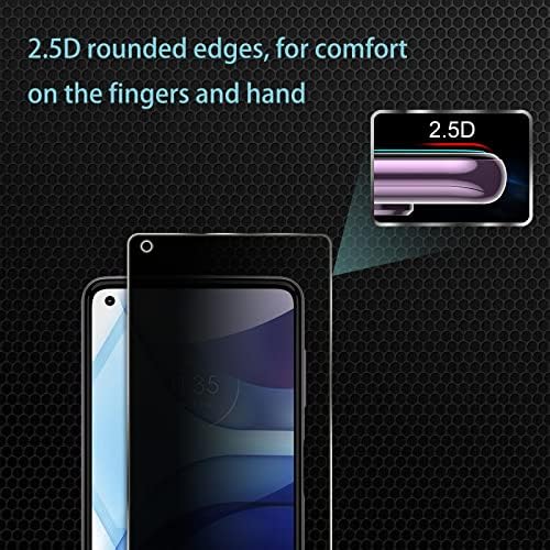 [4 опаковки] Защитно фолио за екран неприкосновеността на личния живот от 2 опаковки за Motorola Moto G Power 2021 със