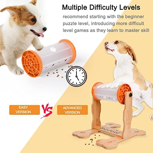 Дървени играчки-Пъзели за кучета LOOBANI - Интерактивни Играчки за кучета от Скука, тренировка IQ и Умствена стимулация
