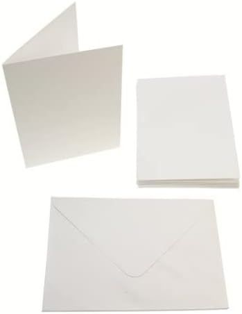 пощенски картички и Пликове от docrafts A6 Papermania, Кремаво
