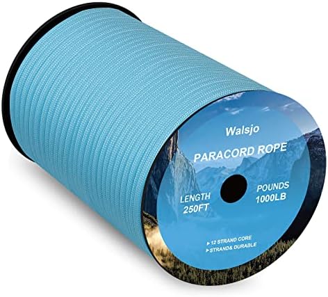 1000Ib Паракорд/Парашутизъм кабел - 12 Нишки Паракордовой въже - 100 фута 250 метра от 500 фута на 1000 фута, 4 мм, двойка Шнур