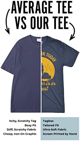 Мъжки Индивидуалният Тениска Без кутия, която е Необходима за Къмпинг, Реколта Тениска За Багажник на Кола