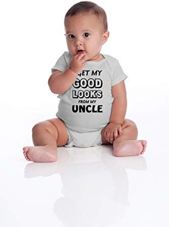 Унаследуй ми Обжалване от чичо си - Задвижване - Забавен Сладък Гащеризон за новородено, Пълноценно Детско Боди