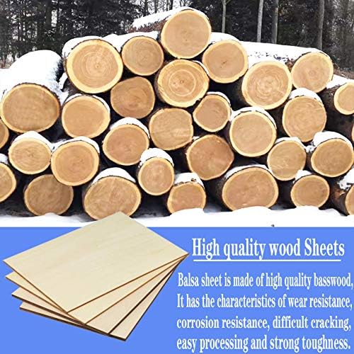 20 БР. Дървени Листа, Недовършена, Шперплат лист от липа, за Архитектурни модели на мини-дом, Проект за изгаряне на дървесина и други занаяти