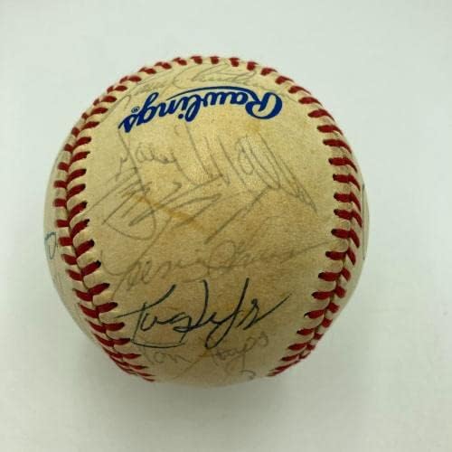 1983 Екипът на Philadelphia Phillies NL Champs Подписа договор с JSA COA World Series Baseball - Бейзболни топки с автографи