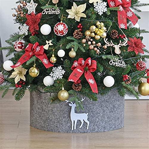 Пола за Коледно WODMB, Коледни украси за дома, Мека корица за Коледната елха, Коледен орнамент (Цвят: A Размер: 60 см х 122 см)