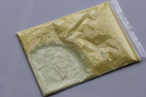 Прах термохромного пигмент Променя цвета си от жълто до бяло при 33 ° C (20 грама)