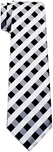 Тъкани вратовръзка за момче Retreez Classic в клетката - 8-10 години