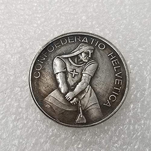 Старинни Занаяти 1939 Швейцария може да Пея Сребърен Долар Възпоменателна Монета от епохата на Сребърен долар 1840