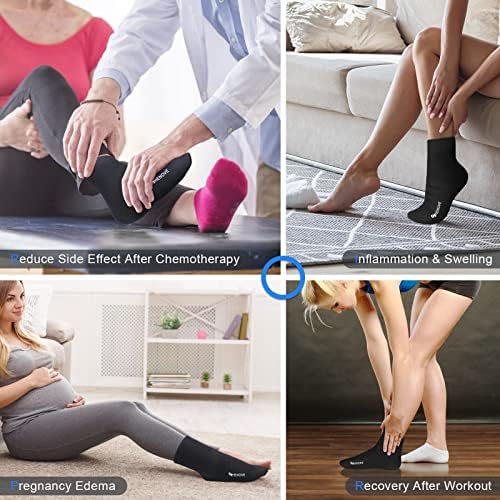 Чорапи за лечение на настинки CHENOVE + Апликация с лед на коляното