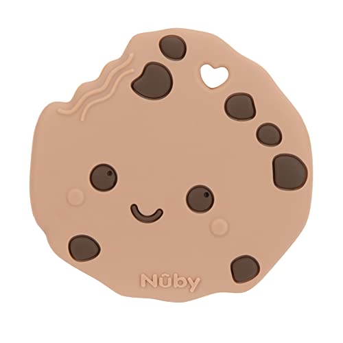 Nuby Напълно Силикон Прорезыватель за шоколадова бисквитка - 3+ Месеца