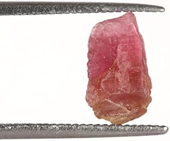 GEMHUB 3,90 карата Естествен Необработен Розов Камък Турмалин Необработени Кристали, За Производство на Телени Опаковане на Подаръци