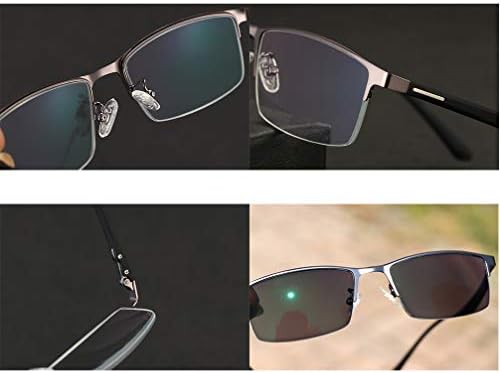 Фотохромичните Очила За четене, Поляризирани Очила с Метални и Полимерни Лещи в Половината на Рамки, Слънчеви Очила с защита от uv и