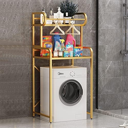 Рамки за съхранение на перални машини BKGDO, Подова Поставка над тоалетна, Полк с Дебела Преграда, Рафт за перална машина