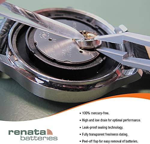Батерия за часовник Renata швейцария производство 399 или SR927SW или AG7 1,5 (3 клетъчна батерия, 399 или SR 927 SW)
