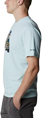 Мъжки t-shirt Columbia Sun Трек с графичен дизайн и къс ръкав