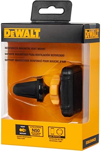 Магнитно закрепване за мобилен телефон DEWALT - Повишено Магнитно Вентилационно скоба - Магнитен притежателя на телефона за автомобил