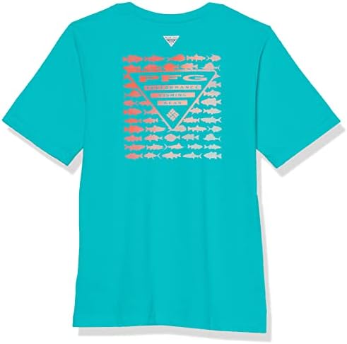 Тениска с графичен дизайн за момчета Columbia' PFG С къс ръкав