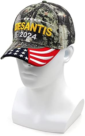 бейзболни шапки xywlwoer Ron Desantis 2024 Hat Make America Florida Шапка С Бродерия на DEJAN за Привържениците на Тръмп Десантиса 2024