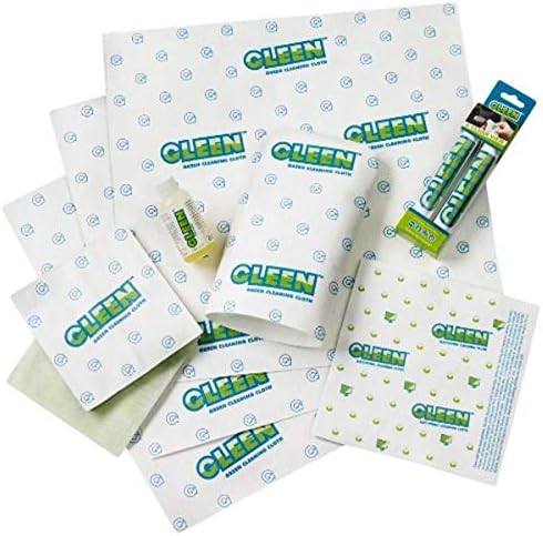 Опаковъчна хартия Зелени салфетки за почистване на Gleen 3834, 10 бр.