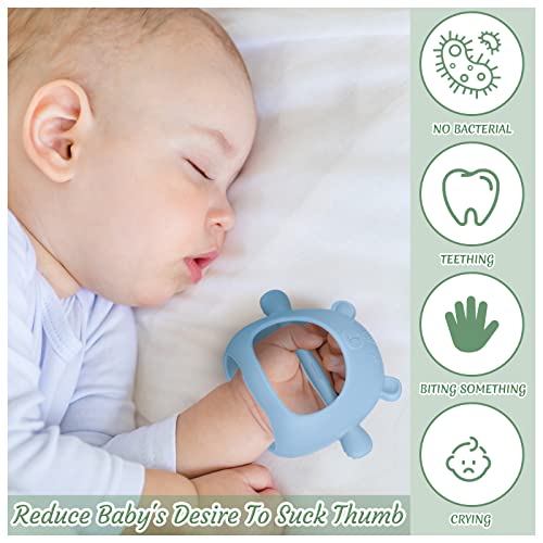 3 Опаковки на детски играчки за никнене на млечни зъби за деца над 6 месеца, играчка за никнене на млечни зъби, Силиконова играчка