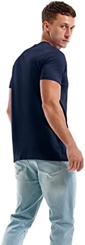 Мъжки тениски KLIEGOU - Тениски с кръгло деколте от памук Премиум-клас S - 3XL