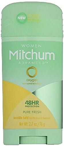Mitchum For Women Дезодорант-Антиперспиранти Advanced Control Невидим Твърди Чистия и Свеж 2,70 грама (опаковка от 8 броя)