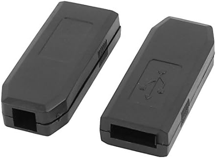 Aexit 8 бр. Конектор за аудио и видео аксесоари USB 2.0 J-a-C-K-B-la-C-K - Пластмасови Съединители и адаптери 44,5x18,5x9,5 mm под