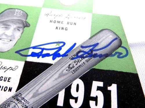 Ралф Остро Подписа Списание с Автограф от 1951 г. на Известния Отбивающие Пирати JSA AG39502 - Списания MLB с автограф
