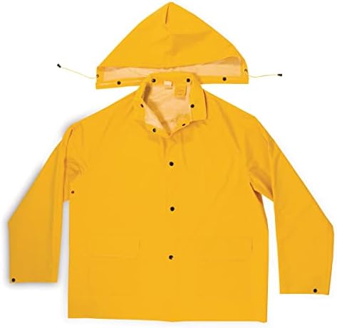 Обичай кожен мъжки Дъждобран Clc от 3 теми, Тежък PVC, Размер X Large 872008, Жълто, X-Large САЩ
