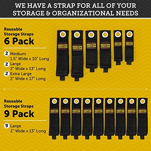 За многократна употреба на Опаковки за удължител-Организатор - Заредете колани за съхранение на кабели, маркучи, въжета, кабели и