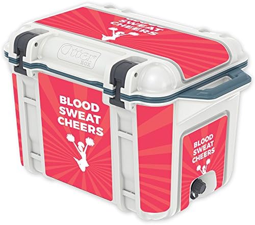 Калъф MightySkins (охладител в комплекта не е включена) е Съвместим с OtterBox Venture 45 кв. Cooler - Blood Sweat Наздраве |