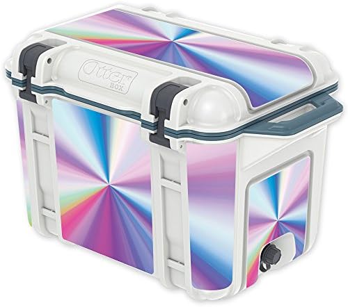 Калъф MightySkins (охладител в комплекта не са включени), Съвместим с OtterBox Venture 45 кв. Cooler - Rainbow Zoom | Защитно,