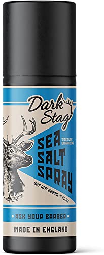 Спрей с морска сол Dark Stag, Професионално средство за оформяне на косата за мъже за лека и естествена фиксация, на водна основа за по-лесно