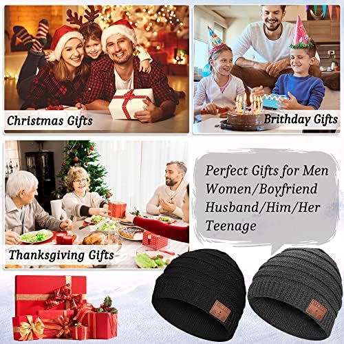 Bluetooth Шапка-Бини, Подаръци за Мъже И за Жени,Уникални Технологични Коледни Чорапи, Пълнители за Подаръци за Тийнейджъри,