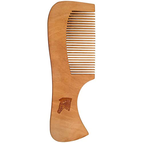 Дървена четка за коса и Главата зебра (HA00042077)