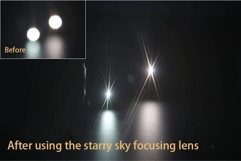 Орехова орех 77 мм и 82 мм Обектив за снимане на нощна сцена със звездна светлина, фокусирующий филтър срещу светлинното