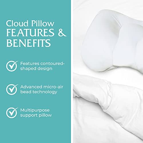 Възглавница Sobakawa ® Cloud Pillow™ с пълнеж от микрогранул - Възглавница от микрогранул Възглавница Оформяне на форми за врата и
