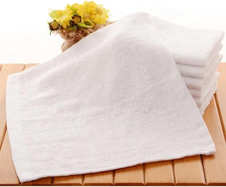 Преносими Бебешки кърпички за пране от естествен памук за Нежната кожа, 9,8x9,8 см, Бели Детски памучни гъба, Комплект от 6 бр.