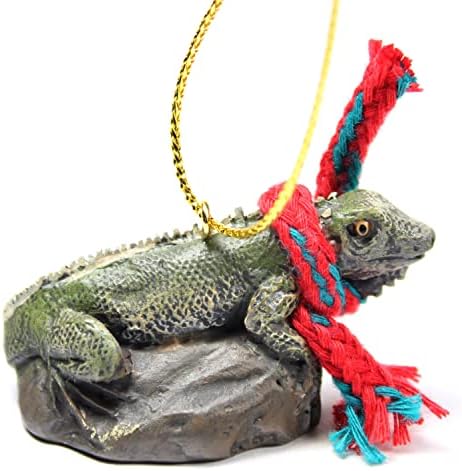 Разговорни концепцията на Iguana Малка Миниатюра One Коледна украса - Приятно!