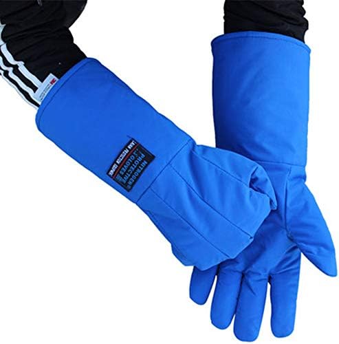 Криогенные ръкавици, Водоустойчиви, Устойчиви на ниски температури Предпазни Ръкавици с течен Азот LN2 (Средно)