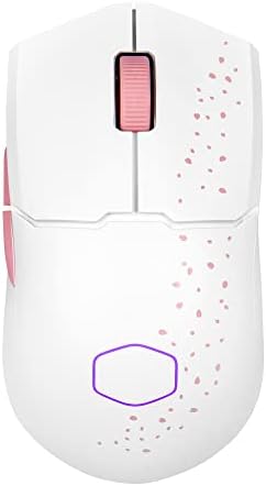 Безжична детска мишка Cooler Master MM712 Sakura ограничена серия с регулируема резолюция от 19 000 dpi, безжична честота 2,4 Ghz