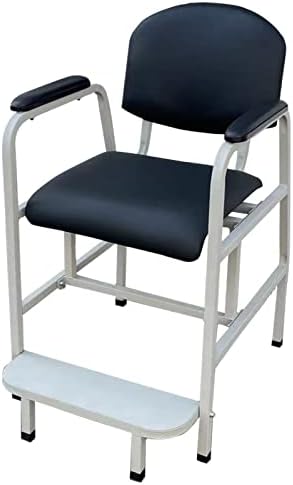 Столче за хранене на солидна стоманена рамка Helsevesen с удобна тапицирана седалка, с товароподемност 500 кг