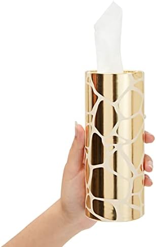 8 Опаковки Декоративни Цилиндрични хартиени Кърпички за авто поставки за чаши след Пътен Куфар, 50 Кърпички / Контейнер (4 дизайн, 6,5