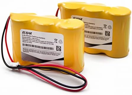 YUTSUJO (2 опаковки) 3,6 1800 mah NICD Акумулаторна Батерия Заместител на аварийно осветление NABC B15SC03