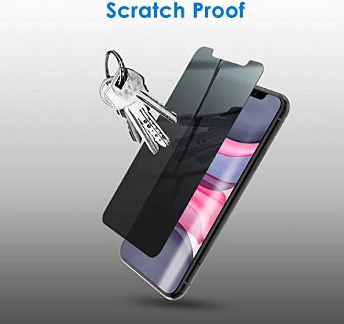 Комплект защитно фолио JETech за iPhone 11 Privacy Screen Protector и защита на обектива на камерата