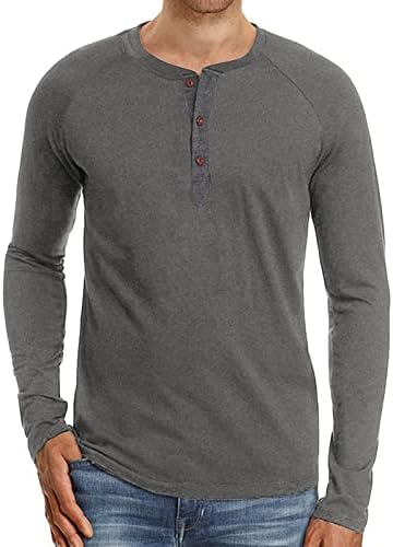 Фланелен ризи JEKE-DG, Облегающая Тениска с дълъг ръкав, Спортни Потници в големи размери, Пуловер с кръгло деколте и копчета, Дрехи Оверсайз