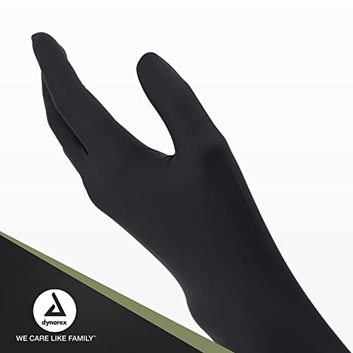 За еднократна употреба Латексови наблюдение ръкавици Dynarex Black Arrow, без прах, се Използват за медицински и професионални институции