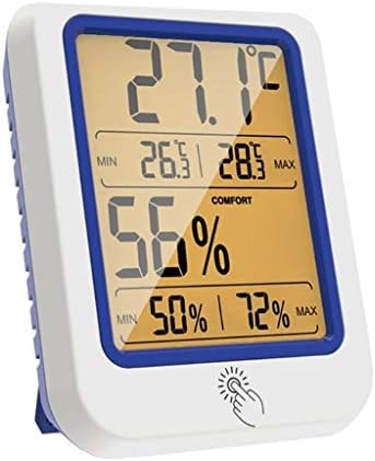 Влага Температура QUESHENG Сух и Влажен Термометър С Подсветка Термометър-Влагомер Сензор с Голям LCD дисплей